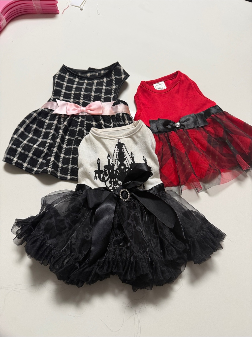 Black Tulle Chandelier Dress dogs xsmall - Elegant Party Costume/ 3 pieces